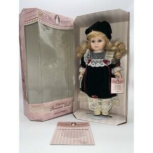 VTG Limited Edition Collectible Memories Porcelain Doll "Noelle" NIB
